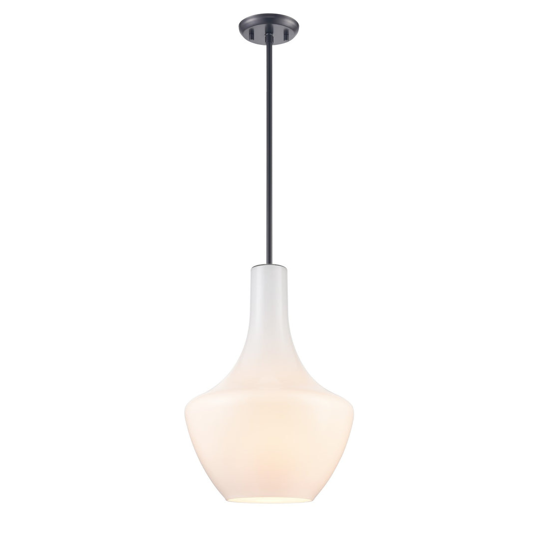 DVI Canada - DVP25810GR-TO - One Light Pendant - St Julian - Graphie w/True Opal Glass