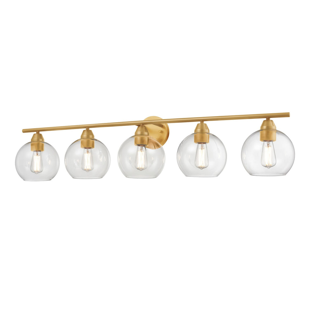 Andromeda Five Light Vanity in Wall - available from The Lighting Shoppe, trusted by Canadian homeowners