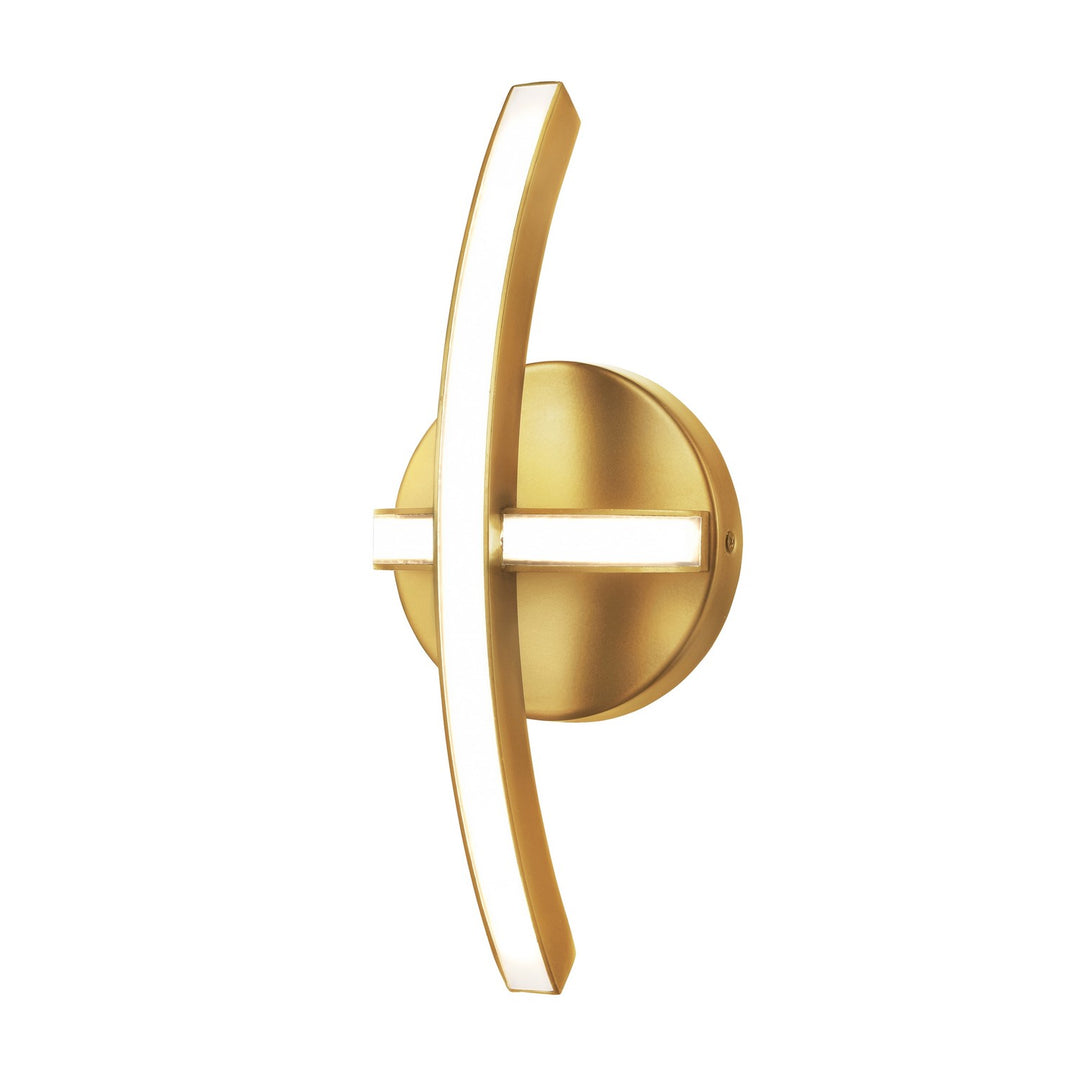 Perigee Ac Led LED Wall Sconce in Brass - available from The Lighting Shoppe, trusted by Canadian homeowners
