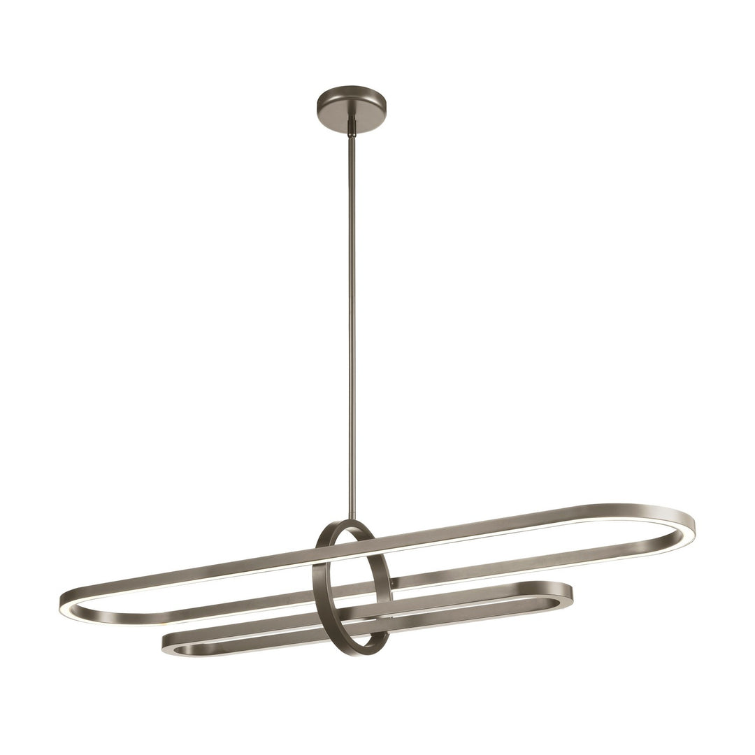 Perigee Ac Led LED Linear Pendant in Buffed Nickle - available from The Lighting Shoppe, trusted by Canadian homeowners