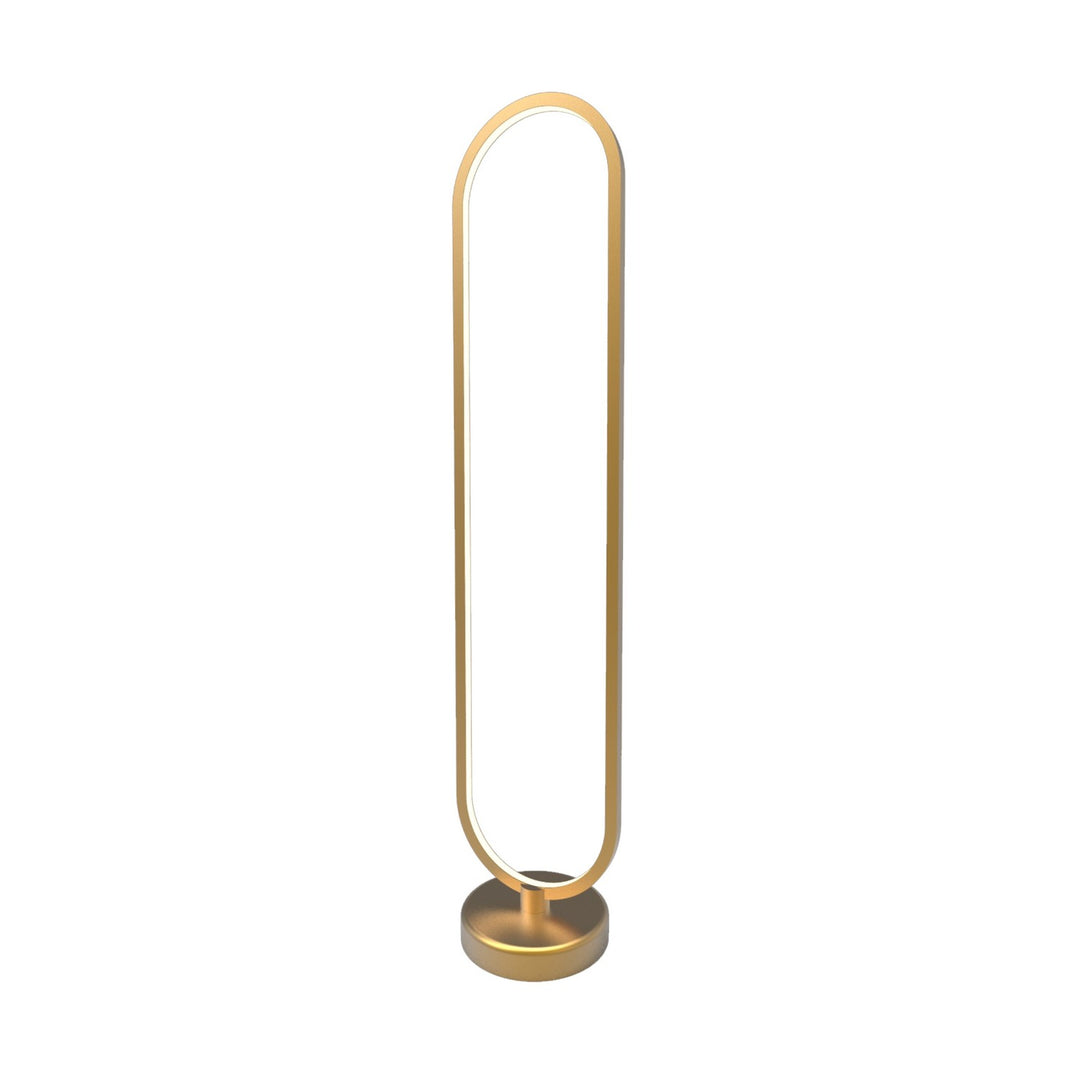 Perigee Ac Led LED Floor Lamp in Brass - available from The Lighting Shoppe, trusted by Canadian homeowners