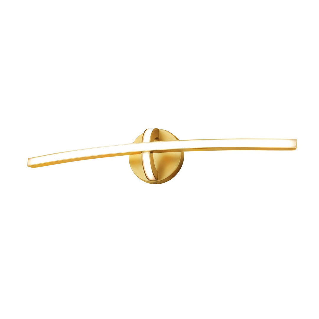 Perigee Ac Led LED Vanity in Brass - available from The Lighting Shoppe, trusted by Canadian homeowners