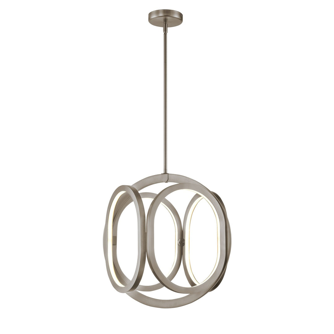 Perigee Ac Led LED Foyer Pendant in Buffed Nickle - available from The Lighting Shoppe, trusted by Canadian homeowners
