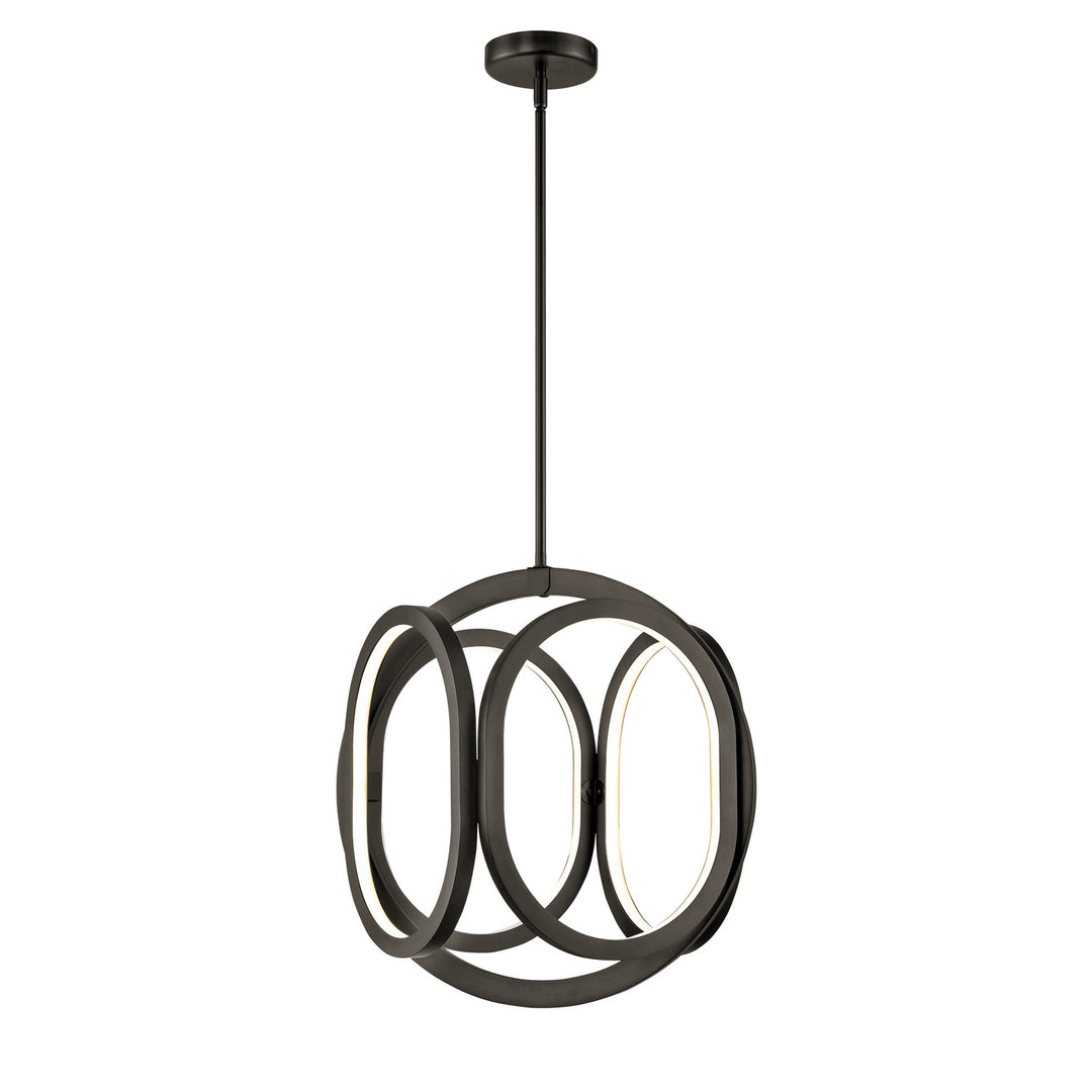 Perigee Ac Led LED Foyer Pendant in Graphite - available from The Lighting Shoppe, trusted by Canadian homeowners