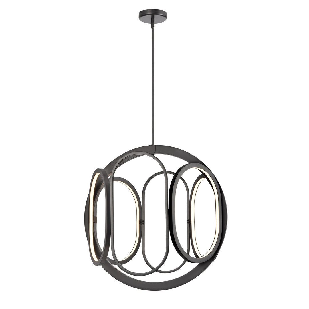 Perigee Ac Led LED Foyer Pendant in Graphite - available from The Lighting Shoppe, trusted by Canadian homeowners