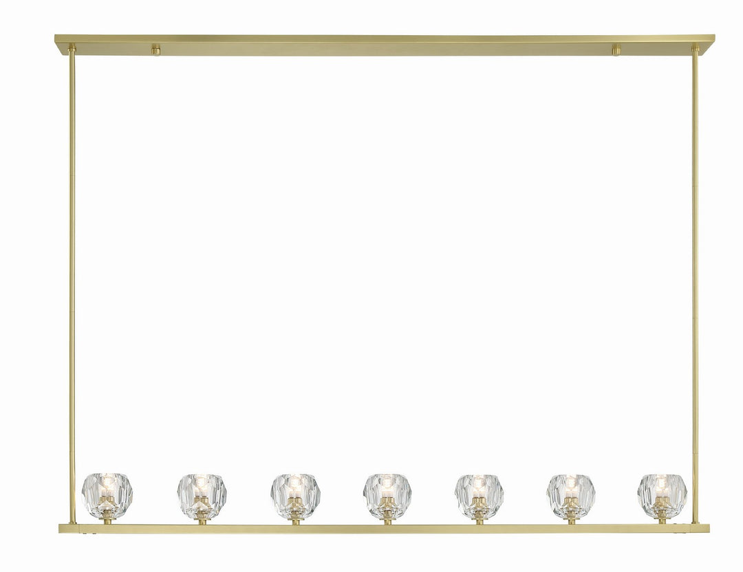 Aragon LED Chandelier in Soft Brass - available from The Lighting Shoppe, trusted by Canadian homeowners