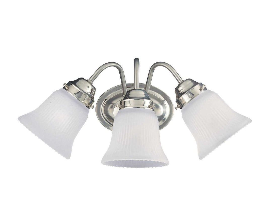 Brighton Three Light Bath Bar in Satin Nickel Savoy House