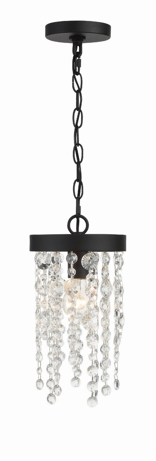 Winham One Light Pendant in Black Forged - available from The Lighting Shoppe, trusted by Canadian homeowners