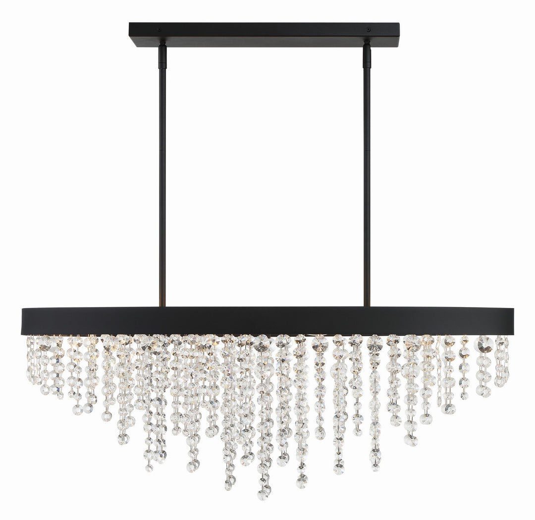 Winham Eight Light Chandelier in Black Forged - available from The Lighting Shoppe, trusted by Canadian homeowners