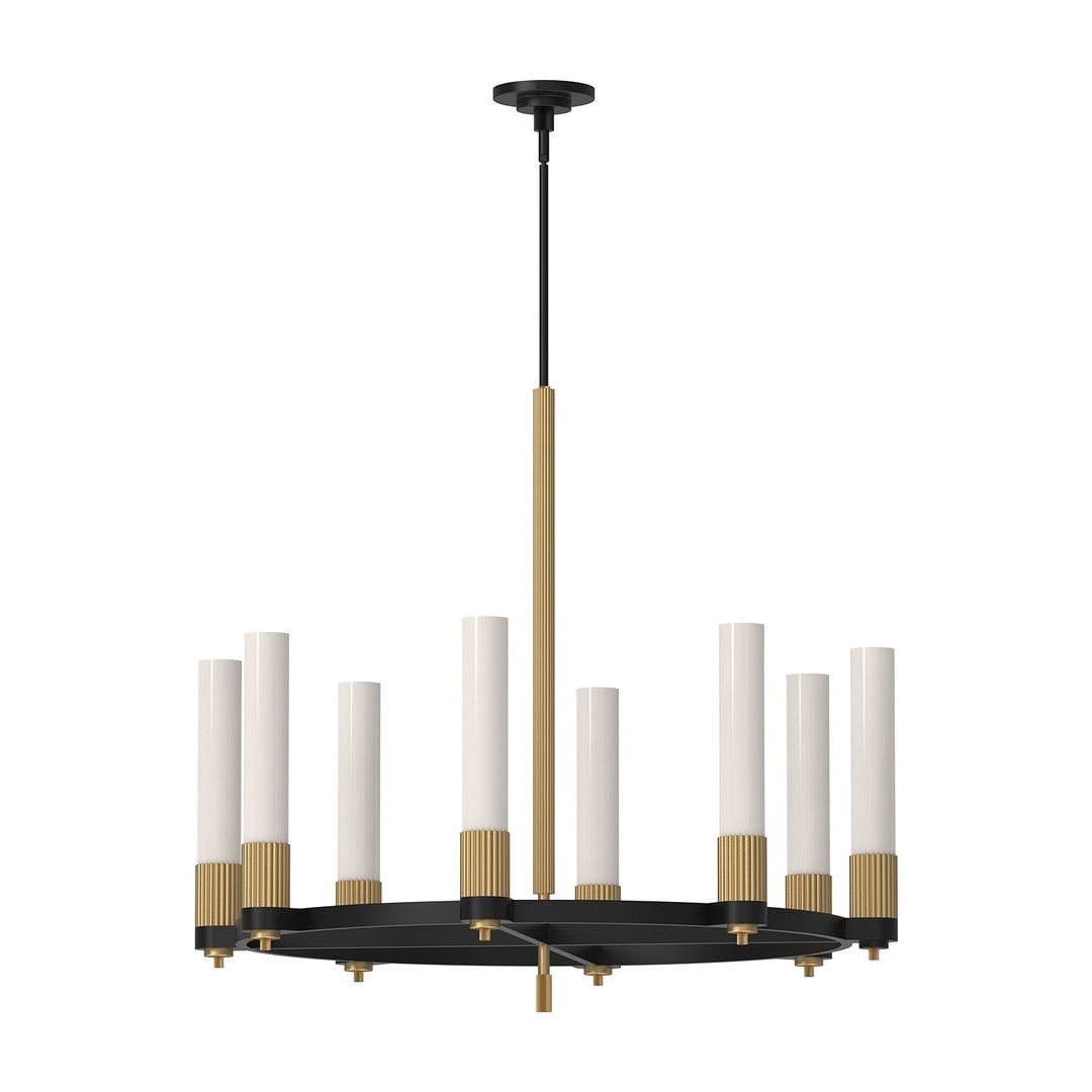 Alora Canada - CH416108MBBG - Eight Light Chandelier - Rue - Matte Black/Brushed Gold