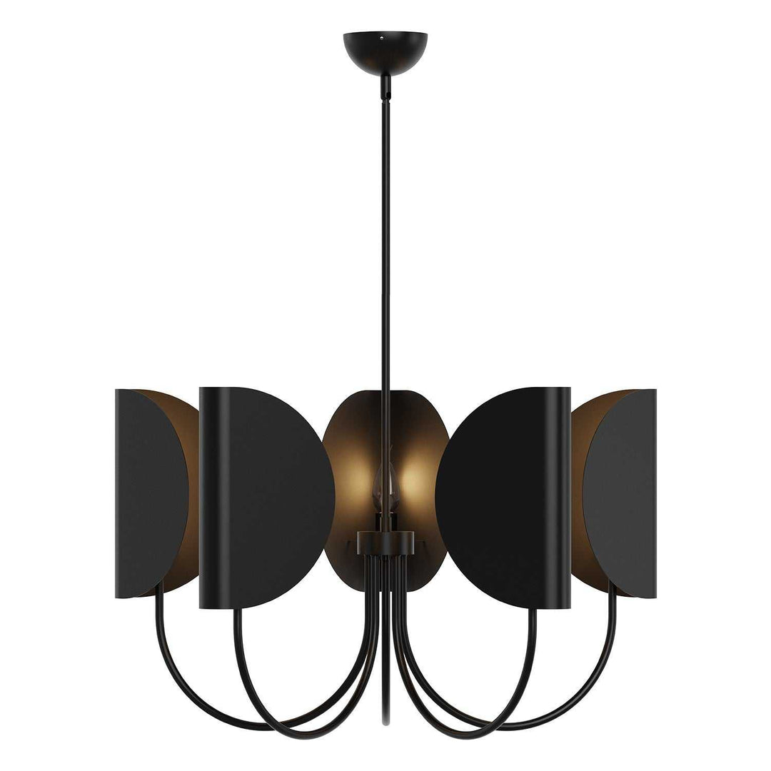Alora Canada - CH450732MB - Five Light Chandelier - Seno - Matte Black