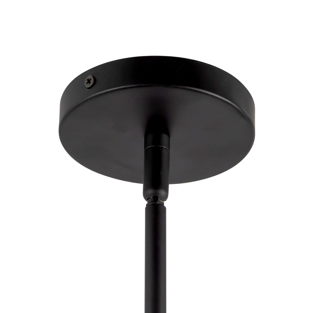 Alora Canada - CH501322MBOP - Three Light Chandelier - Plume - Matte Black/Opal Glass