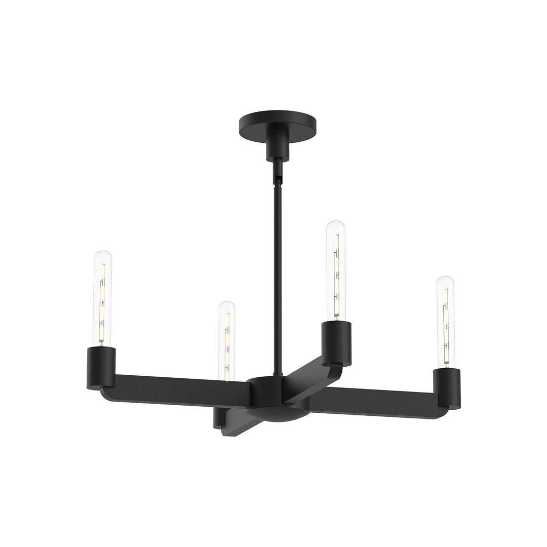 Alora Canada - CH607225MB - Four Light Chandelier - Claire - Matte Black