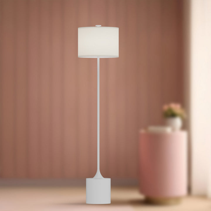 Alora Canada - FL418761WHIL - One Light Floor Lamp - Issa - White/Ivory Linen
