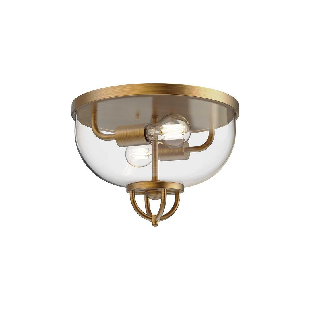 Alora Canada - FM461102AG - Two Light Flush Mount - Lancaster - Aged Gold