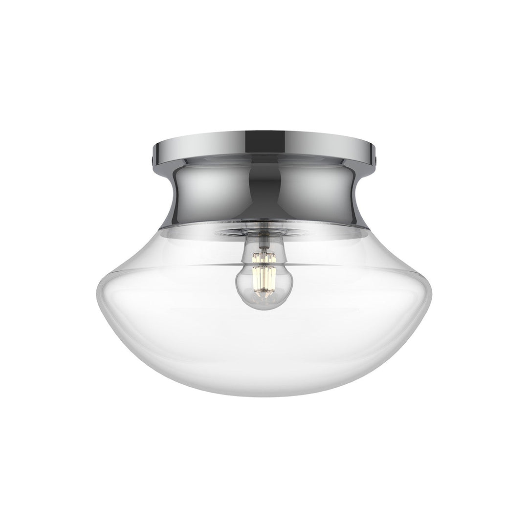 Alora Canada - FM464012CH - One Light Flush Mount - Marcel - Chrome