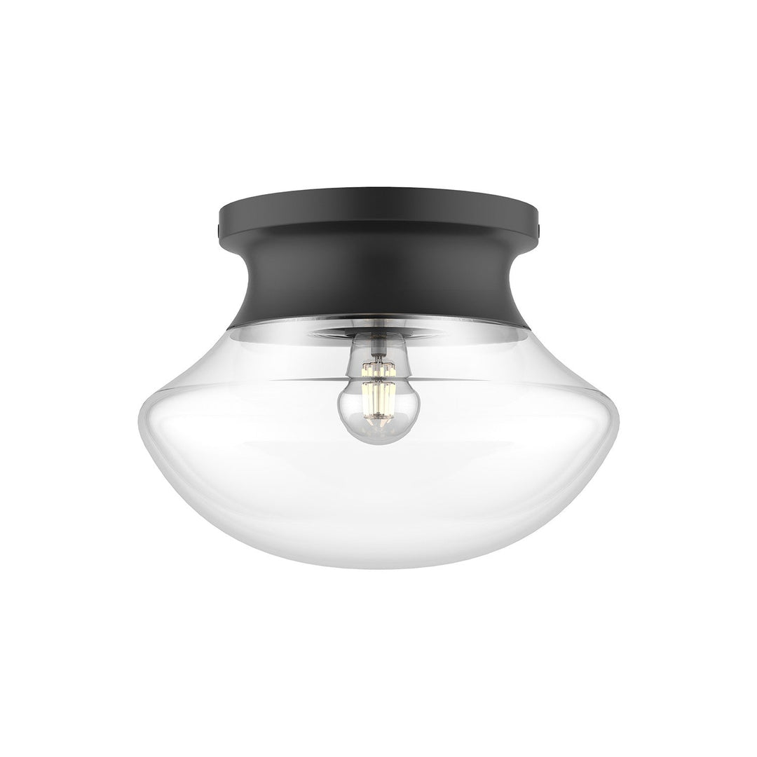 Alora Canada - FM464012MB - One Light Flush Mount - Marcel - Matte Black