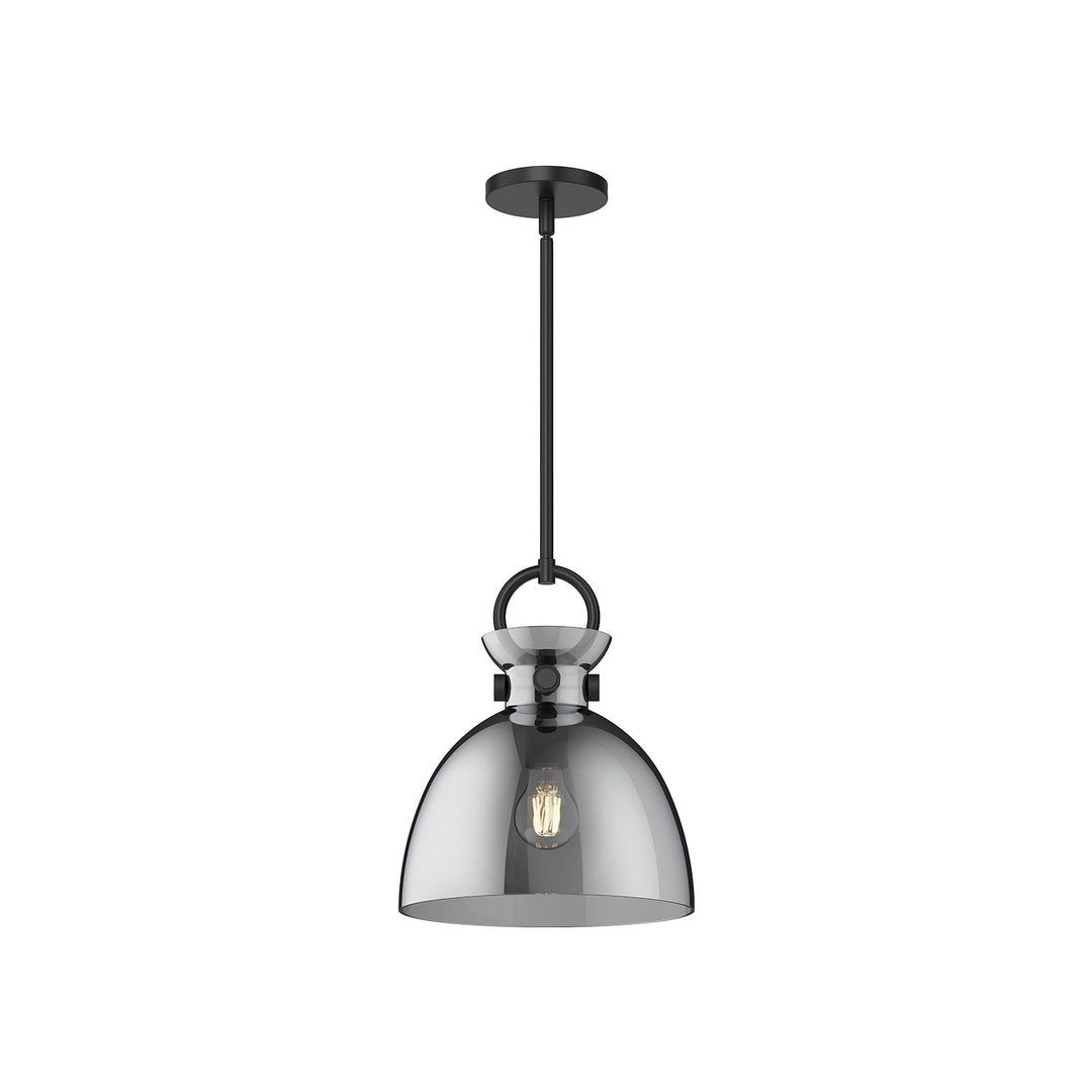 Alora Canada - PD411811MBSM - One Light Pendant - Waldo - Matte Black/Smoked
