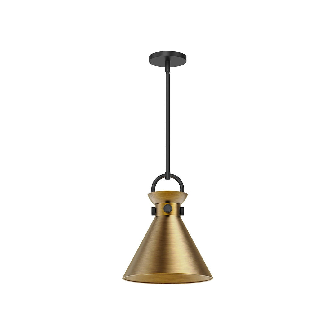 Alora Canada - PD412011MBAG - One Light Pendant - Emerson - Matte Black/Aged Gold