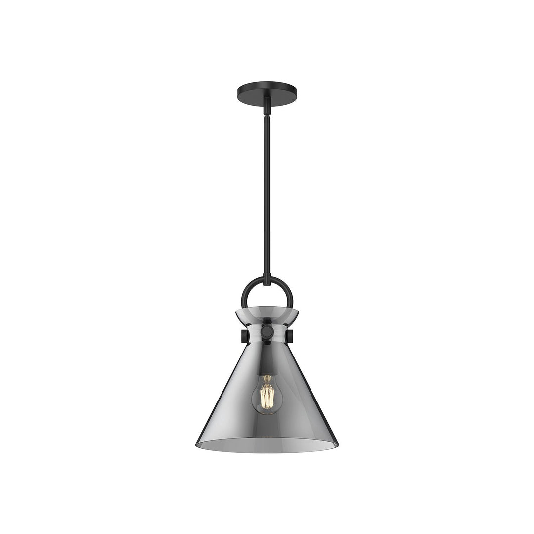Alora Canada - PD412511MBSM - One Light Pendant - Emerson - Matte Black/Smoked Glass
