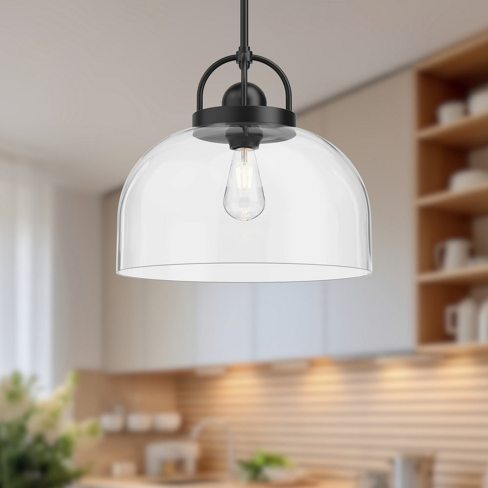 Alora Canada - PD461101MB - One Light Pendant - Lancaster - Matte Black