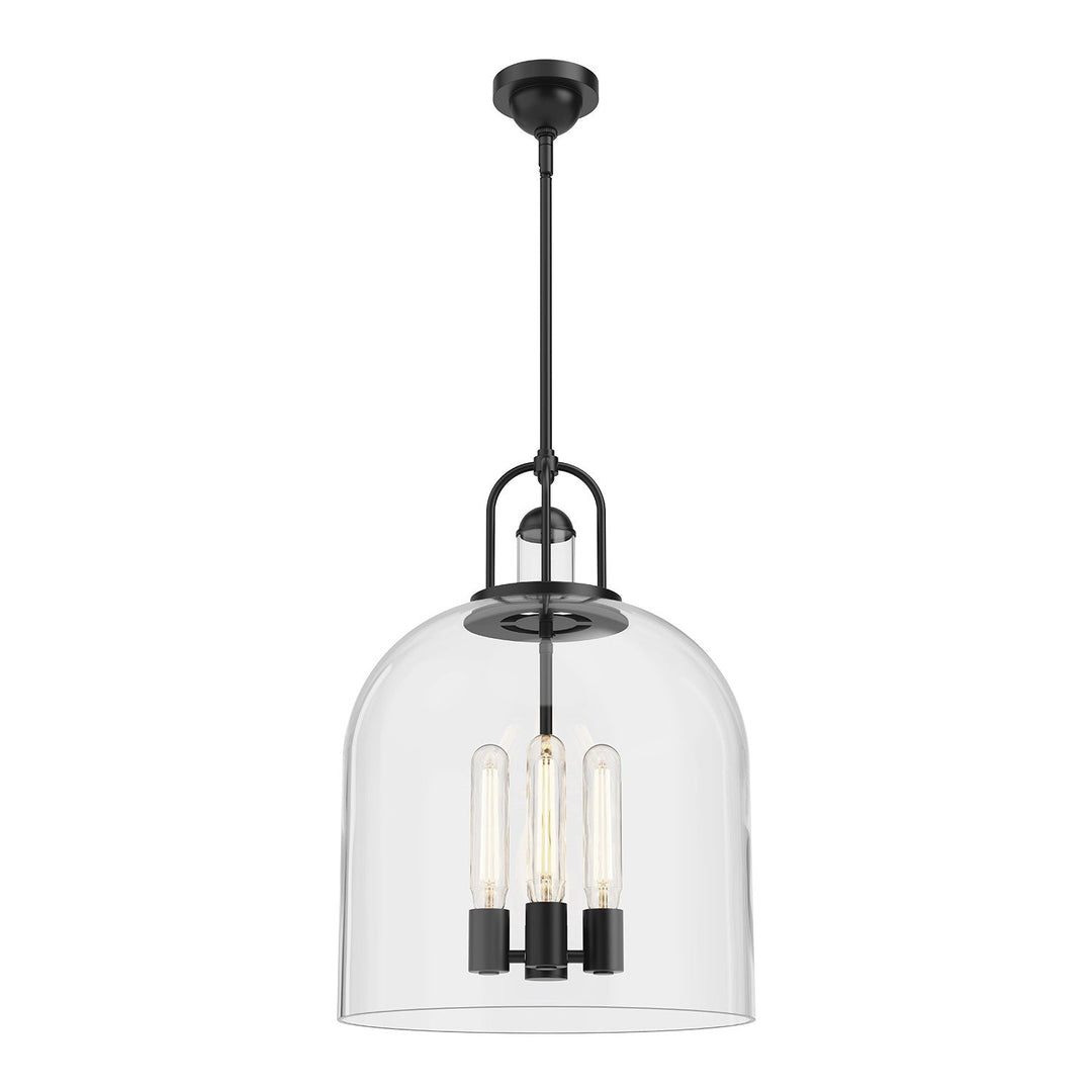 Alora Canada - PD461104MB - Four Light Pendant - Lancaster - Matte Black