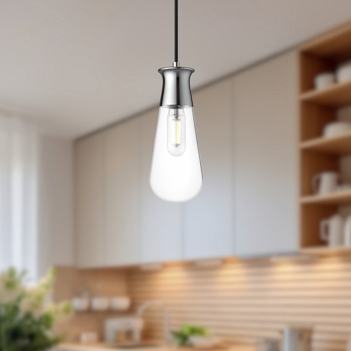 Alora Canada - PD464001CH - One Light Pendant - Marcel - Chrome