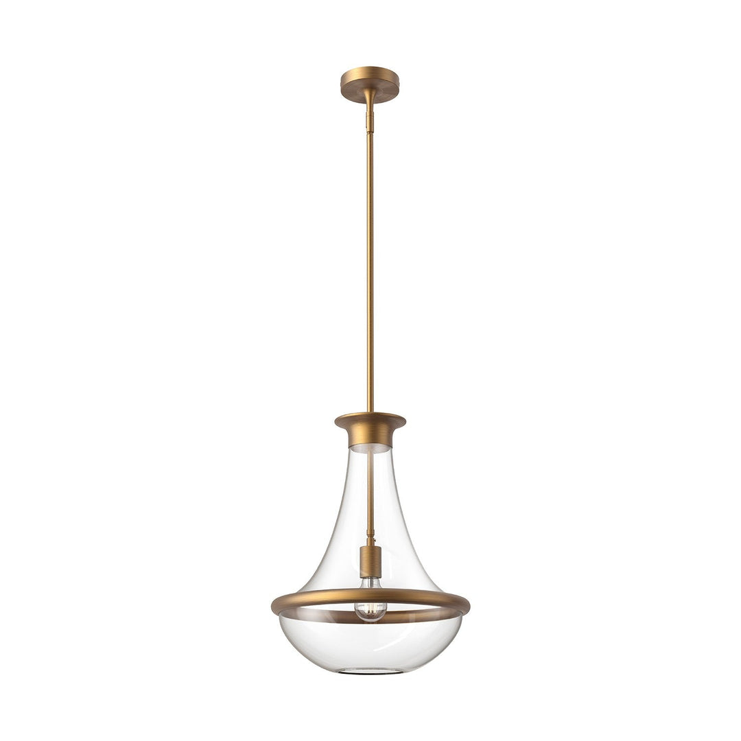 Alora Canada - PD464014AG - One Light Pendant - Marcel - Aged Gold