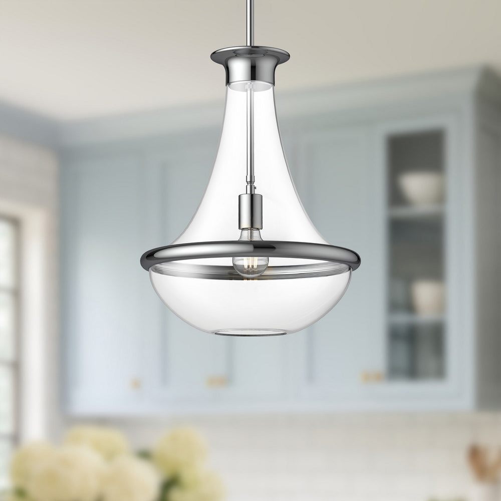 Alora Canada - PD464014CH - One Light Pendant - Marcel - Chrome