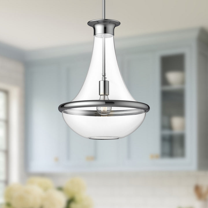 Alora Canada - PD464014CH - One Light Pendant - Marcel - Chrome