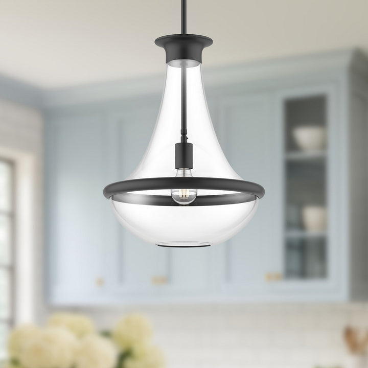Alora Canada - PD464014MB - One Light Pendant - Marcel - Matte Black