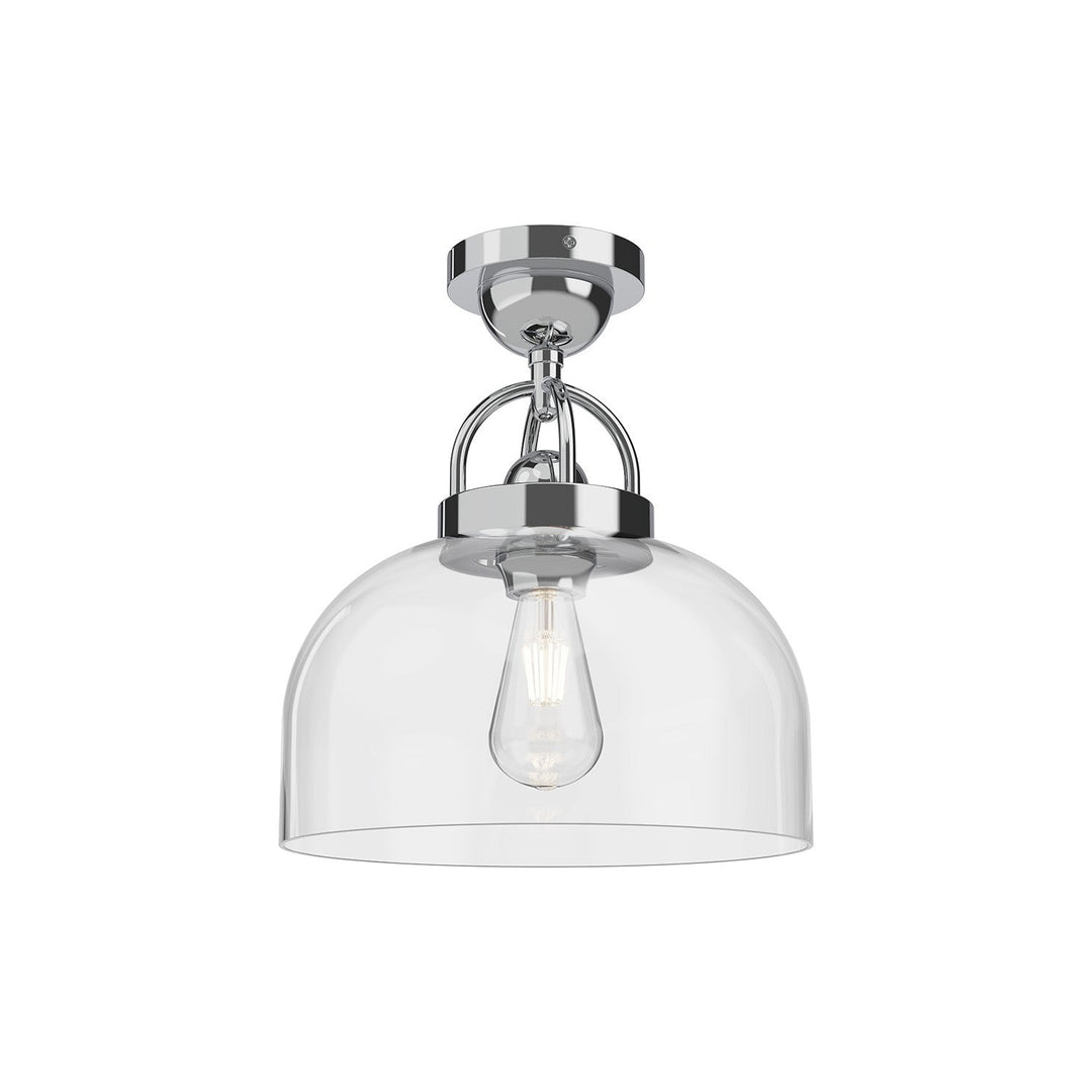 Alora Canada - SF461101CH - One Light Semi-Flush Mount - Lancaster - Chrome
