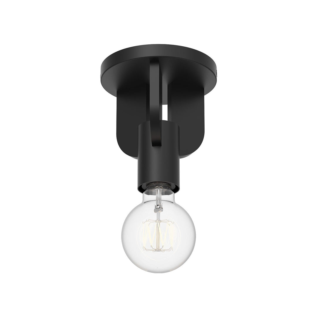 Alora Canada - SF607001MB - One Light Semi-Flush Mount - Claire - Matte Black
