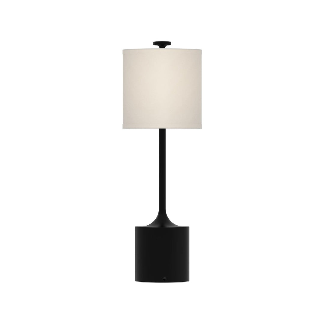 Alora Canada - TL418726MBIL - One Light Table Lamp - Issa - Matte Black/Ivory Linen