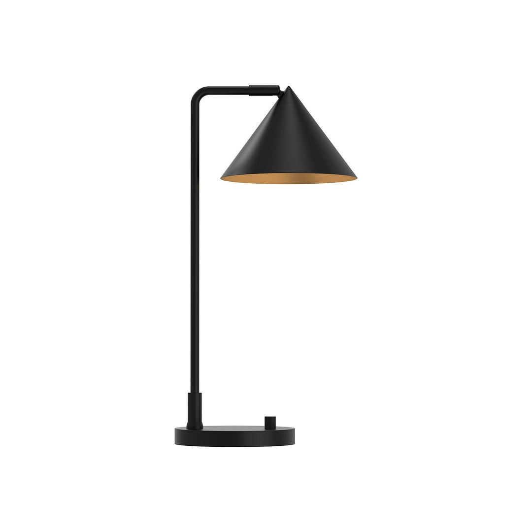 Remy One Light Table Lamp in Matte Black Alora Canada