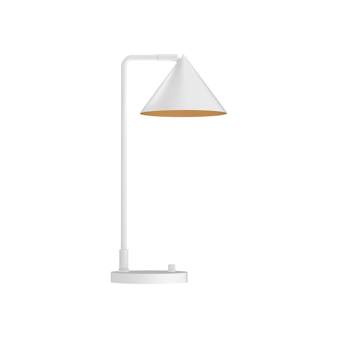 Remy One Light Table Lamp in White Alora Canada