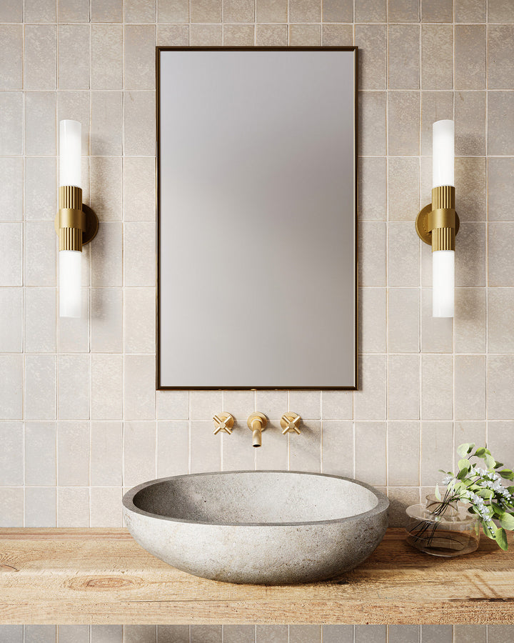 Alora Canada - VL416102BG - Two Light Vanity - Rue - Brushed Gold