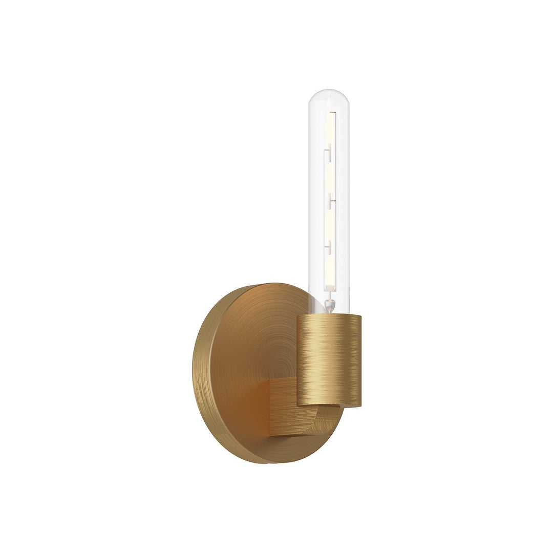 Claire One Light Wall Sconce in Aged Gold Alora Canada