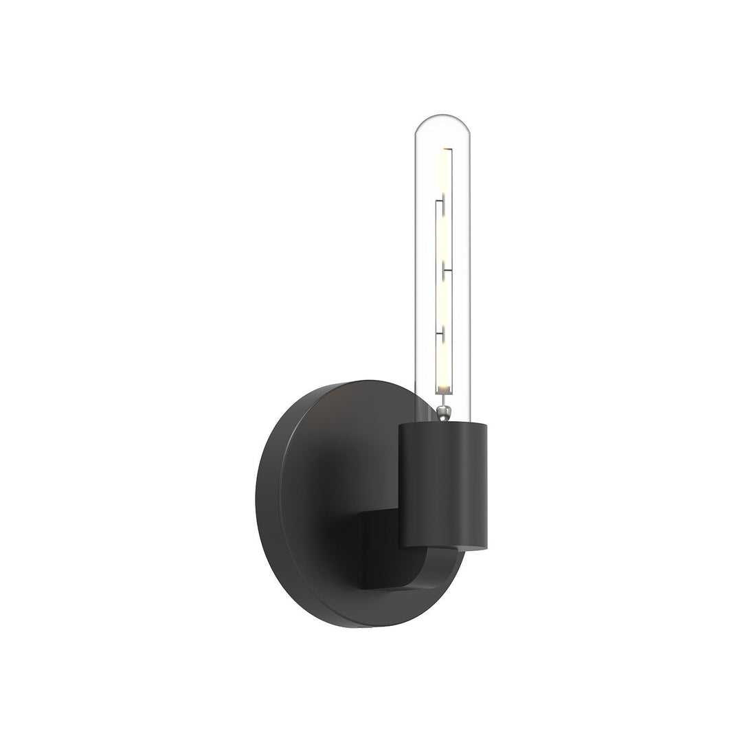 Claire One Light Wall Sconce in Matte Black Alora Canada