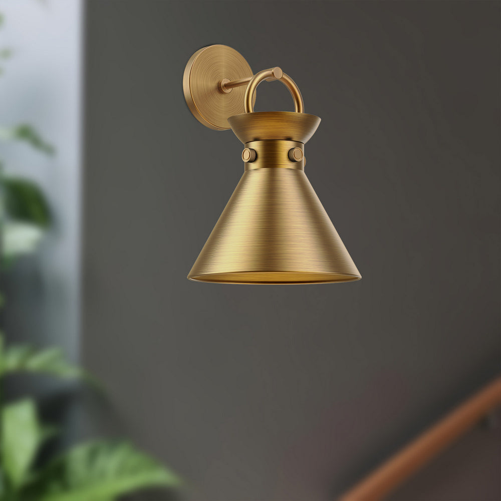 Alora Canada - WV412009AG - One Light Wall Sconce - Emerson - Aged Gold