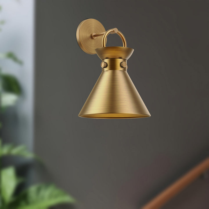 Alora Canada - WV412009AG - One Light Wall Sconce - Emerson - Aged Gold