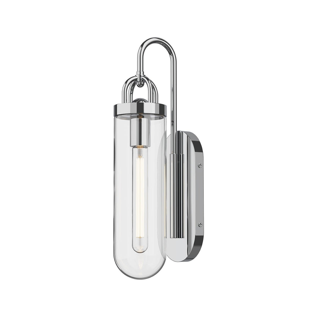 Lancaster One Light Wall Sconce in Chrome Alora Canada