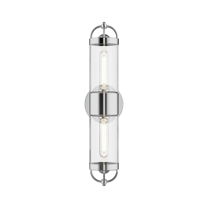 Alora Canada - WV461102CH - Two Light Wall Sconce - Lancaster - Chrome