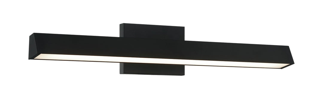 Isosceles LED Vanity in Matte Black - available from The Lighting Shoppe, trusted by Canadian homeowners