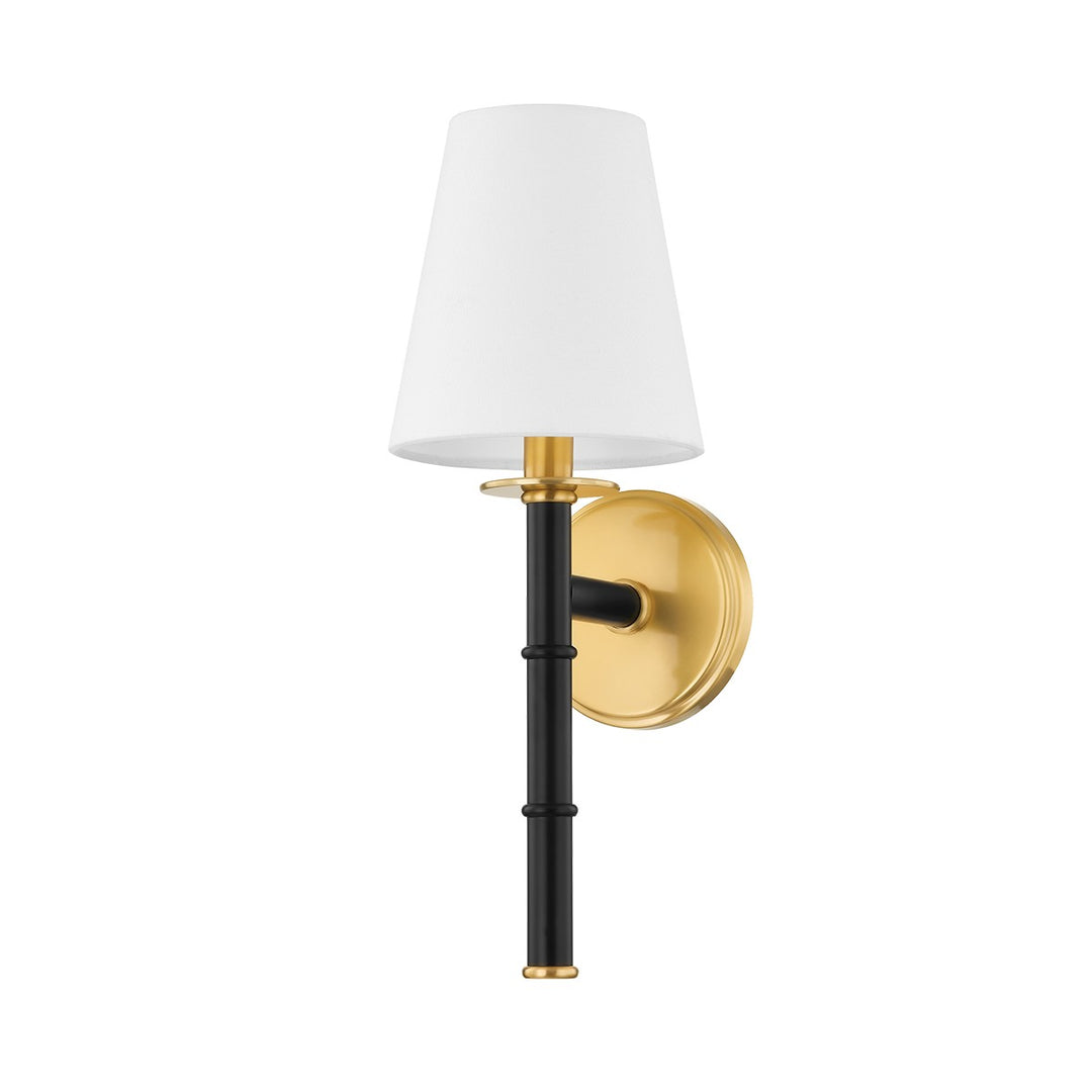 Banyan One Light Wall Sconce in Aged Brass - available from The Lighting Shoppe, trusted by Canadian homeowners