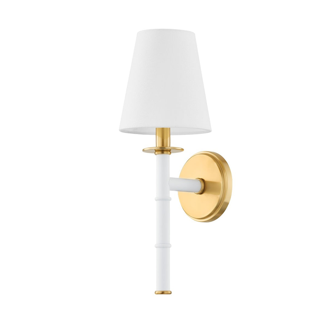 Banyan One Light Wall Sconce in Aged Brass - available from The Lighting Shoppe, trusted by Canadian homeowners