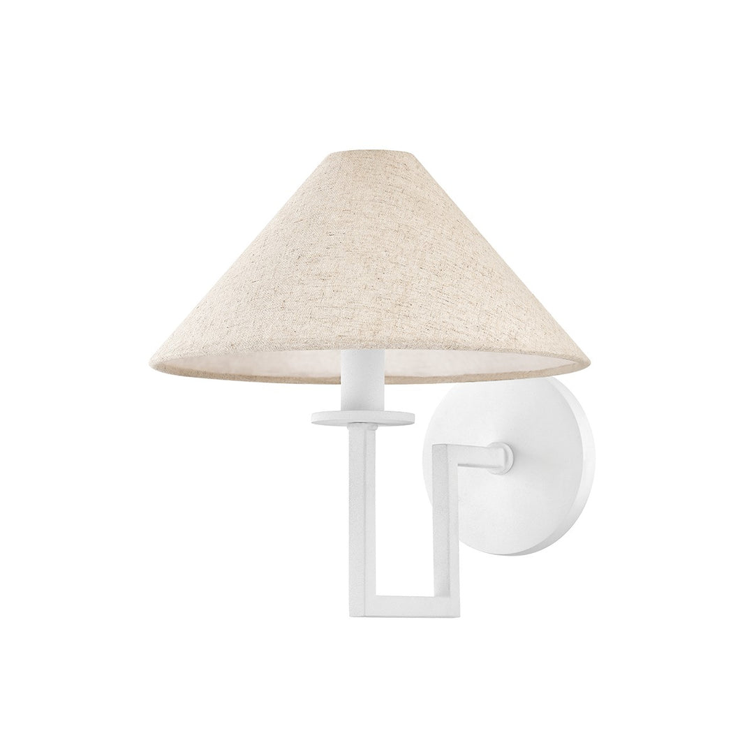 Gladwyne One Light Wall Sconce in Textured White - available from The Lighting Shoppe, trusted by Canadian homeowners