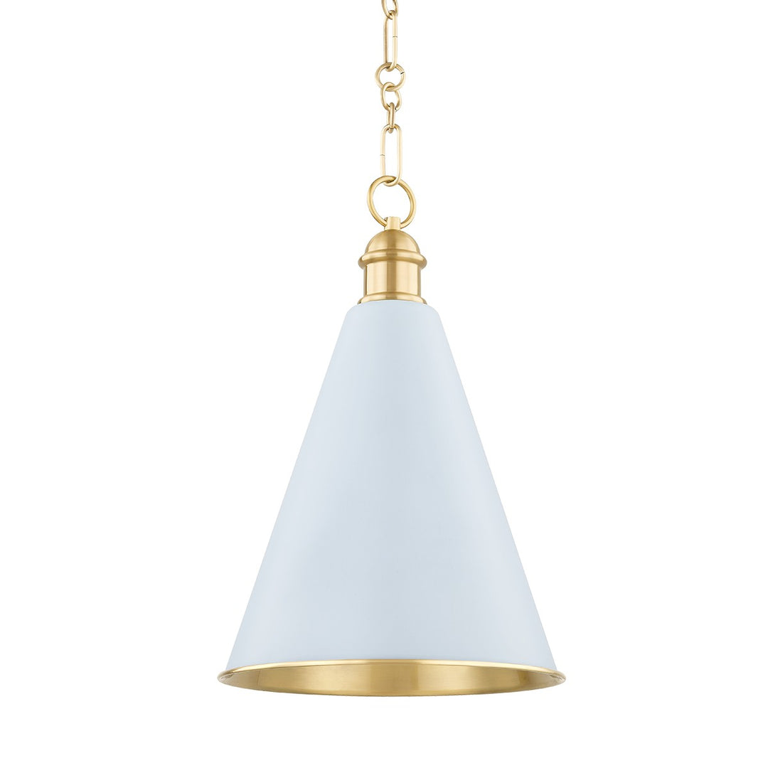 Fenimore One Light Pendant in Aged Brass - available from The Lighting Shoppe, trusted by Canadian homeowners