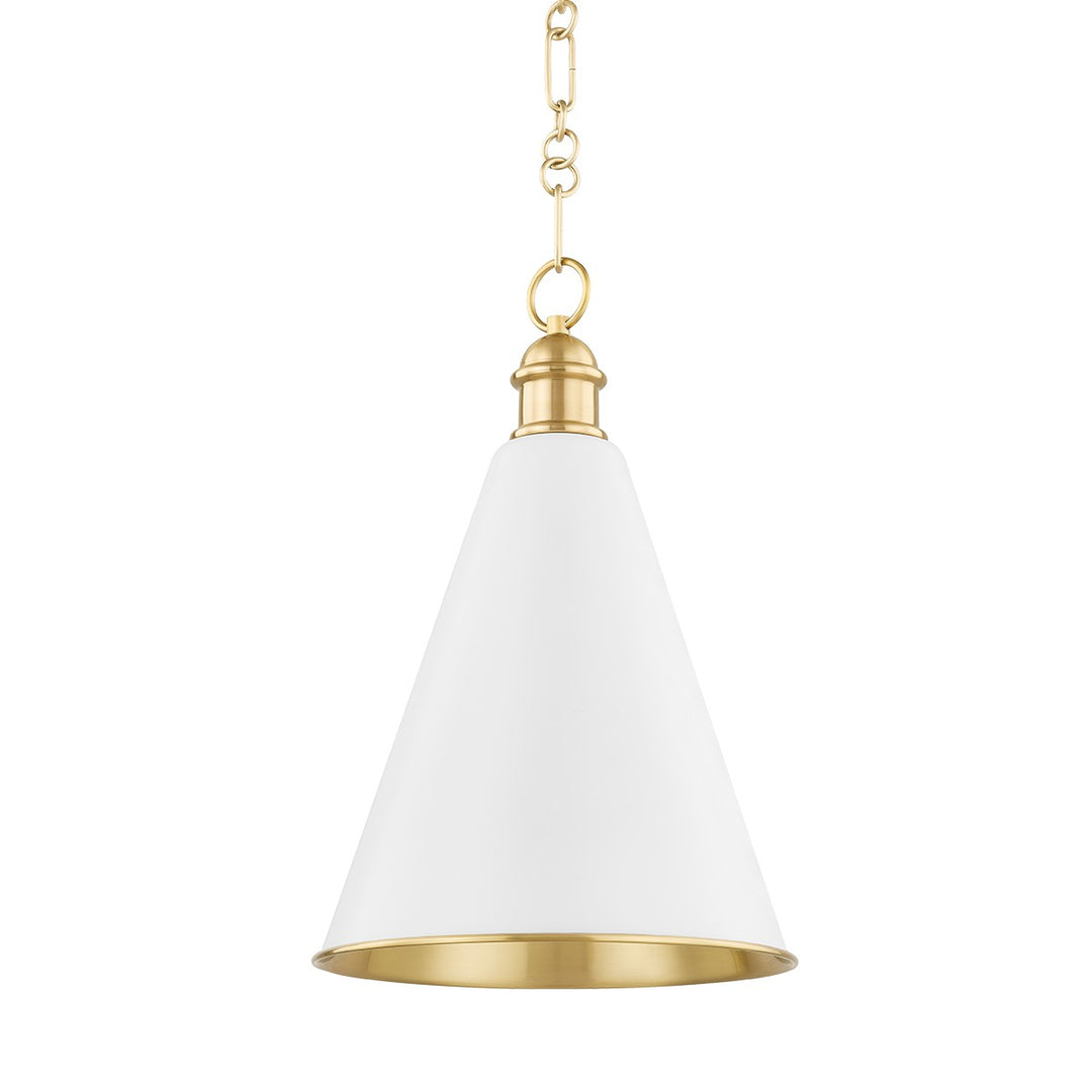 Fenimore One Light Pendant in Aged Brass - available from The Lighting Shoppe, trusted by Canadian homeowners