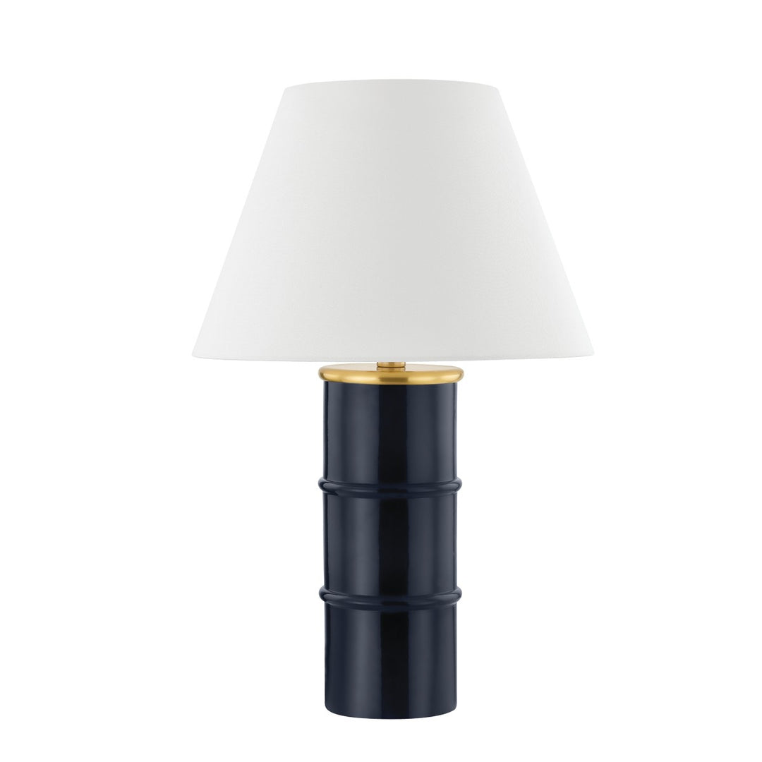 Banyan One Light Table Lamp in Aged Brass - available from The Lighting Shoppe, trusted by Canadian homeowners